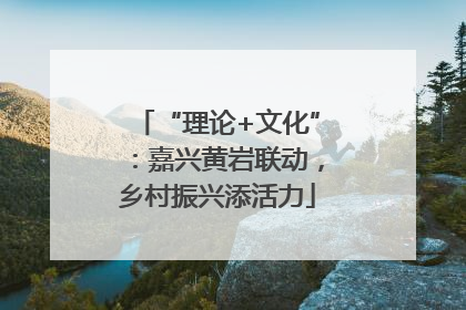 “理论+文化”：嘉兴黄岩联动，乡村振兴添活力