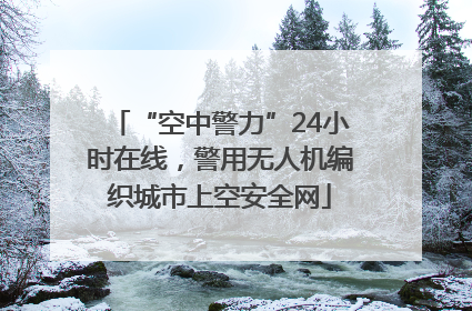 “空中警力”24小时在线，警用无人机编织城市上空安全网