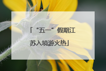 “五一”假期江苏入境游火热
