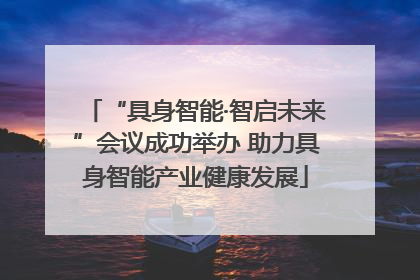 “具身智能·智启未来”会议成功举办 助力具身智能产业健康发展