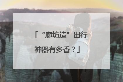 “廊坊造”出行神器有多香？