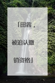 田蓉，被追认撤销资格