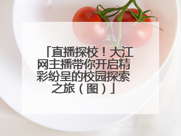直播探校！大江网主播带你开启精彩纷呈的校园探索之旅（图）