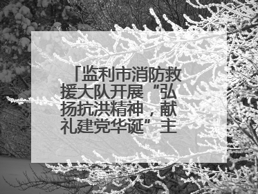 监利市消防救援大队开展“弘扬抗洪精神，献礼建党华诞”主题党日活动