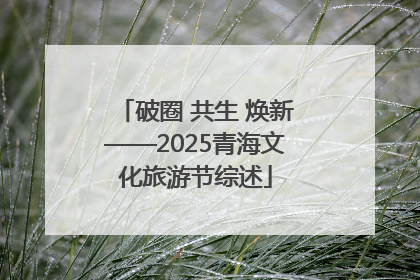 破圈 共生 焕新——2025青海文化旅游节综述