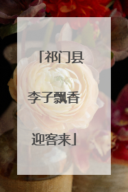 祁门县李子飘香迎客来