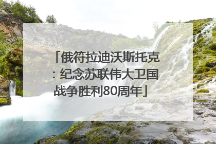 俄符拉迪沃斯托克：纪念苏联伟大卫国战争胜利80周年
