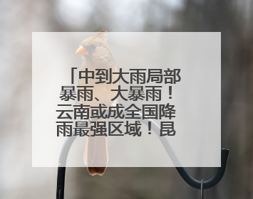 中到大雨局部暴雨、大暴雨！云南或成全国降雨最强区域！昆明发布重要天气预报！