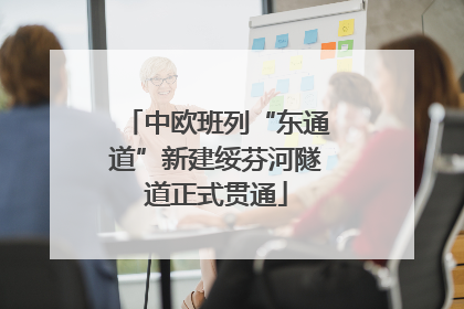中欧班列“东通道”新建绥芬河隧道正式贯通