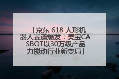 京东 618 人形机器人赛道爆发：灵宝CASBOT以30万级产品力搅动行业新变局