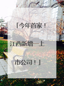 今年首家！江西新增一上市公司！