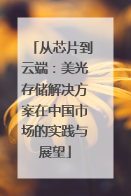 从芯片到云端：美光存储解决方案在中国市场的实践与展望