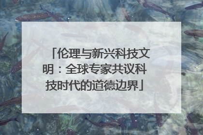 伦理与新兴科技文明：全球专家共议科技时代的道德边界