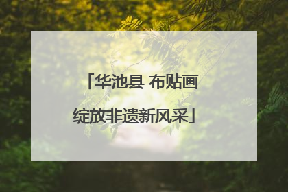 华池县 布贴画绽放非遗新风采