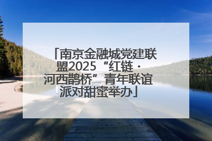 南京金融城党建联盟2025“红链・河西鹊桥”青年联谊派对甜蜜举办