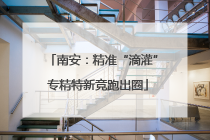 南安：精准“滴灌”专精特新竞跑出圈