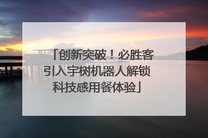 创新突破！必胜客引入宇树机器人解锁科技感用餐体验