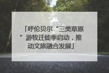 呼伦贝尔“三美草原”游牧迁徙季启动，推动文旅融合发展