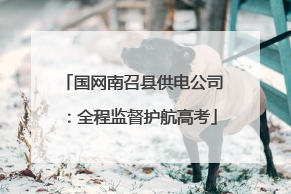 国网南召县供电公司：全程监督护航高考