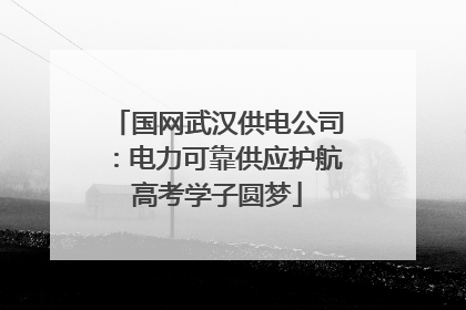 国网武汉供电公司：电力可靠供应护航高考学子圆梦