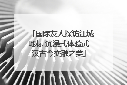 国际友人探访江城地标 沉浸式体验武汉古今交融之美