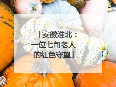 安徽淮北：一位七旬老人的红色守望