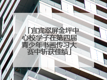 宜宾翠屏金坪中心校学子在第四届青少年书画传习大赛中斩获佳绩