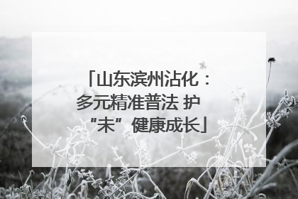山东滨州沾化：多元精准普法 护“未”健康成长