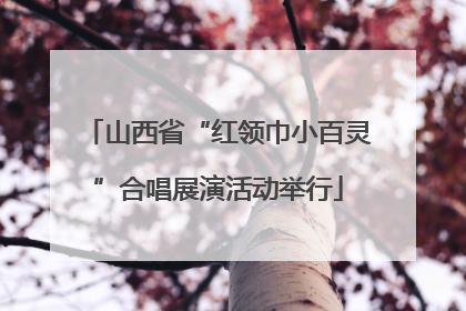 山西省“红领巾小百灵”合唱展演活动举行