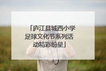 庐江县城西小学足球文化节系列活动精彩纷呈