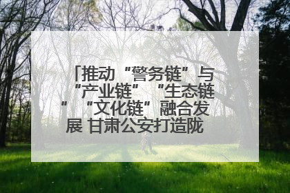推动“警务链”与“产业链”“生态链”“文化链”融合发展 甘肃公安打造陇原旅游警务品牌