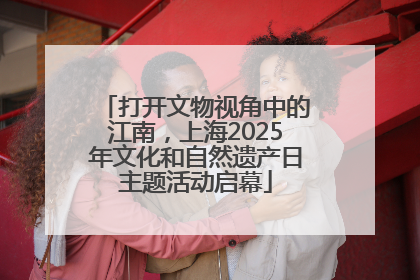 打开文物视角中的江南，上海2025年文化和自然遗产日主题活动启幕