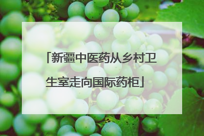 新疆中医药从乡村卫生室走向国际药柜
