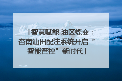 智慧赋能 油区蝶变：杏南油田配注系统开启“智能管控”新时代