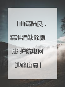 曲靖陆良：精准消缺除隐患 护航电网迎峰度夏