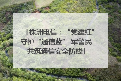 株洲电信：“党建红”守护“通信蓝” 军警民共筑通信安全防线