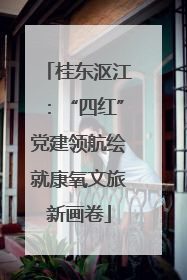桂东沤江：“四红”党建领航绘就康氧文旅新画卷