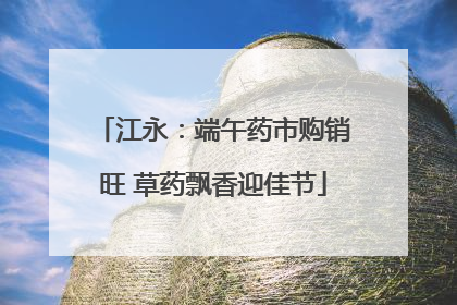 江永：端午药市购销旺 草药飘香迎佳节