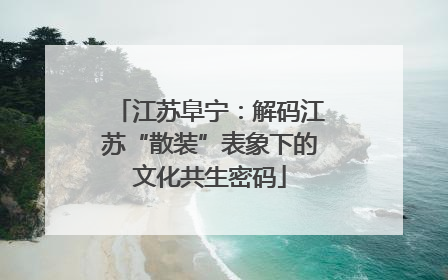 江苏阜宁：解码江苏“散装”表象下的文化共生密码