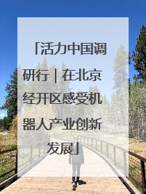 活力中国调研行｜在北京经开区感受机器人产业创新发展
