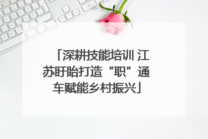 深耕技能培训 江苏盱眙打造“职”通车赋能乡村振兴