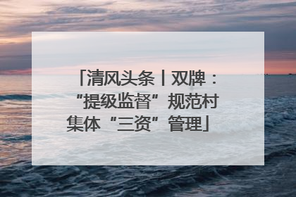 清风头条丨双牌：“提级监督”规范村集体“三资”管理
