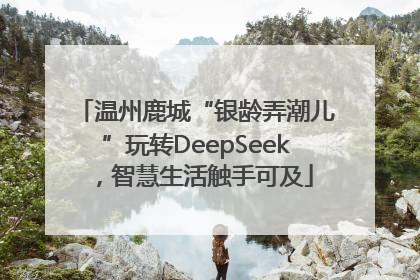 温州鹿城“银龄弄潮儿”玩转DeepSeek，智慧生活触手可及