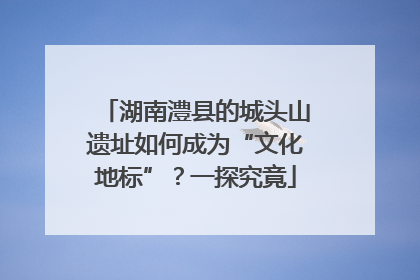 湖南澧县的城头山遗址如何成为“文化地标”？一探究竟