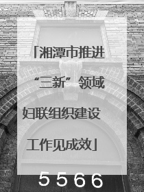 湘潭市推进“三新”领域妇联组织建设工作见成效