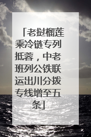 老挝榴莲乘冷链专列抵蓉，中老班列公铁联运出川分拨专线增至五条