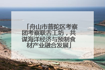舟山市普陀区考察团考察联舌工坊，共谋海洋经济与预制食材产业融合发展
