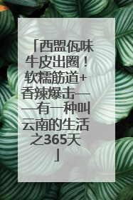 西盟佤味牛皮出圈！软糯筋道+香辣爆击——有一种叫云南的生活之365天