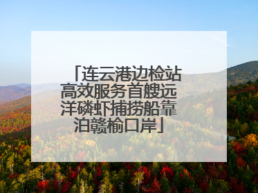 连云港边检站高效服务首艘远洋磷虾捕捞船靠泊赣榆口岸