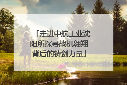 走进中航工业沈阳所探寻战机翱翔背后的铸剑力量
